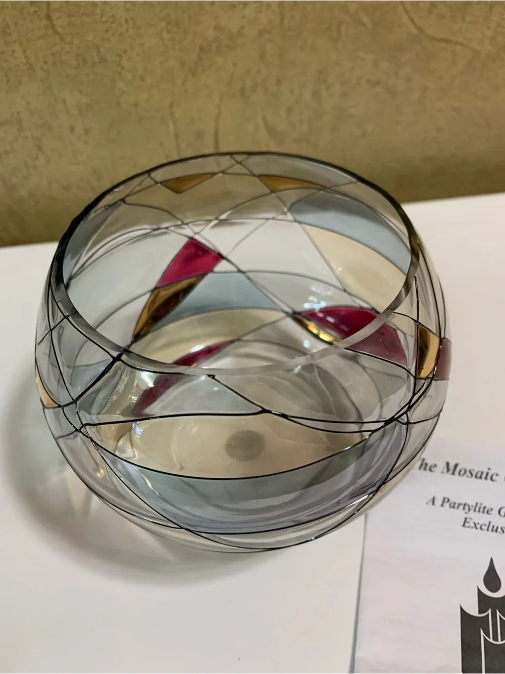 Partylite Mosaic Tealight Candle Holder  P0193 NEW in Box